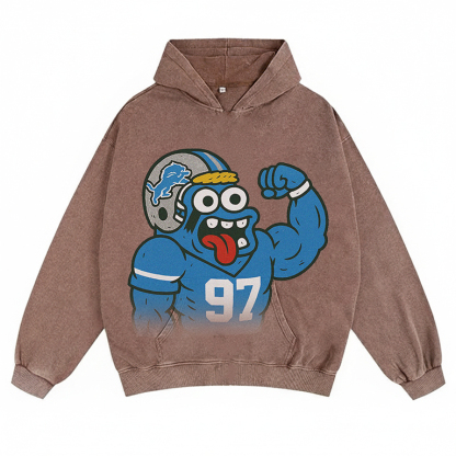 Detroit mascot hoodie