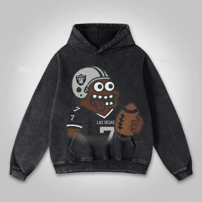 "Las Vegas Raider&No.7 gen"Hardknock Hoodie