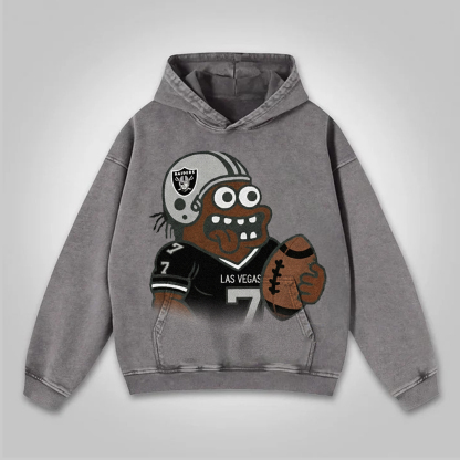 "Las Vegas Raider&No.7 gen"Hardknock Hoodie