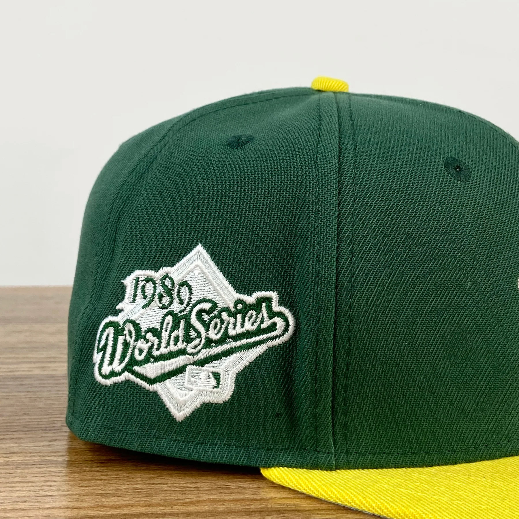 NEW ERA LETTERMAN FITTED SNAPBACKS IN DARK GREEN EMBROIDERED CASUAL BASEBALL CAP