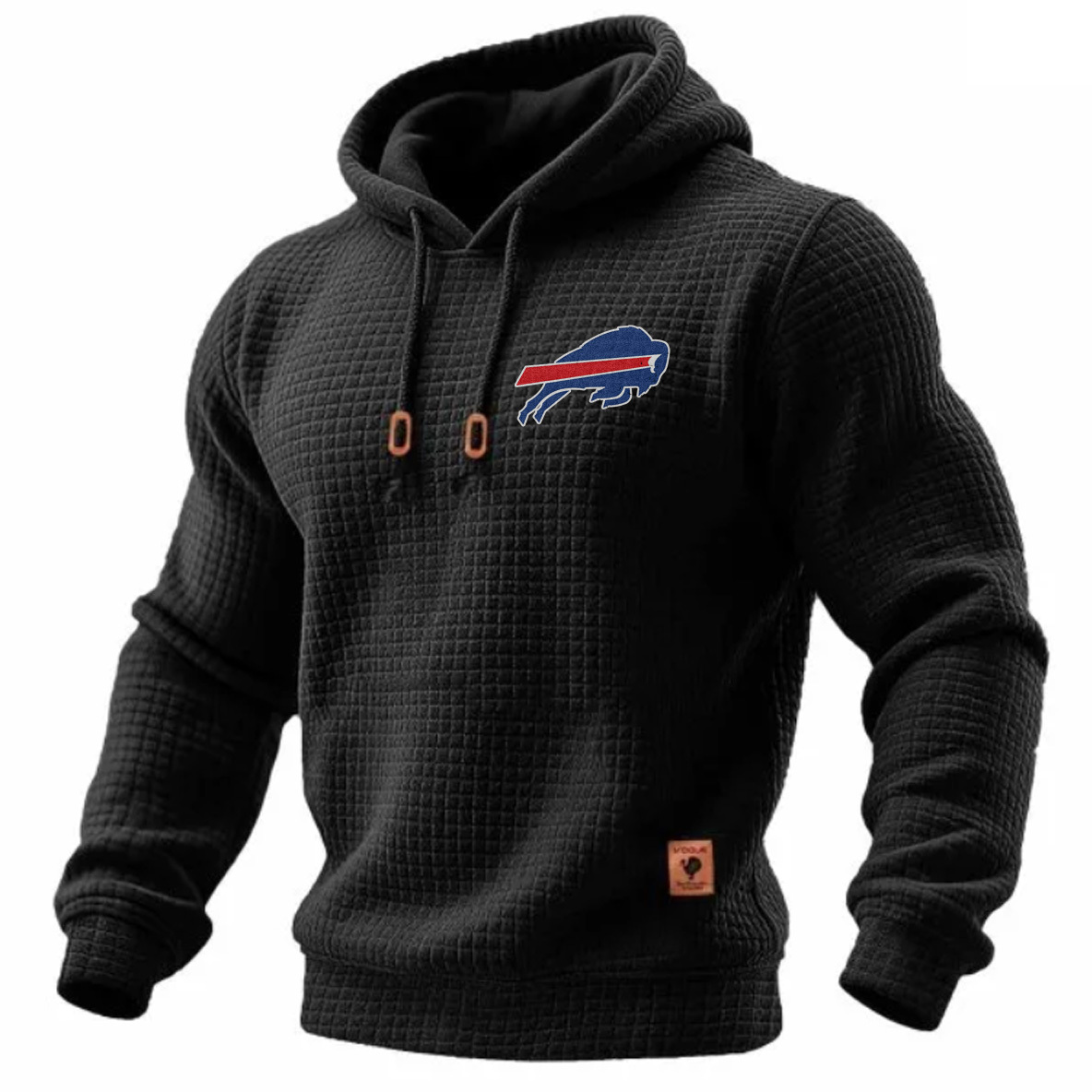 Carhartt × Buffalo Bills Head Logo Grid Fleece Lined Hoodie