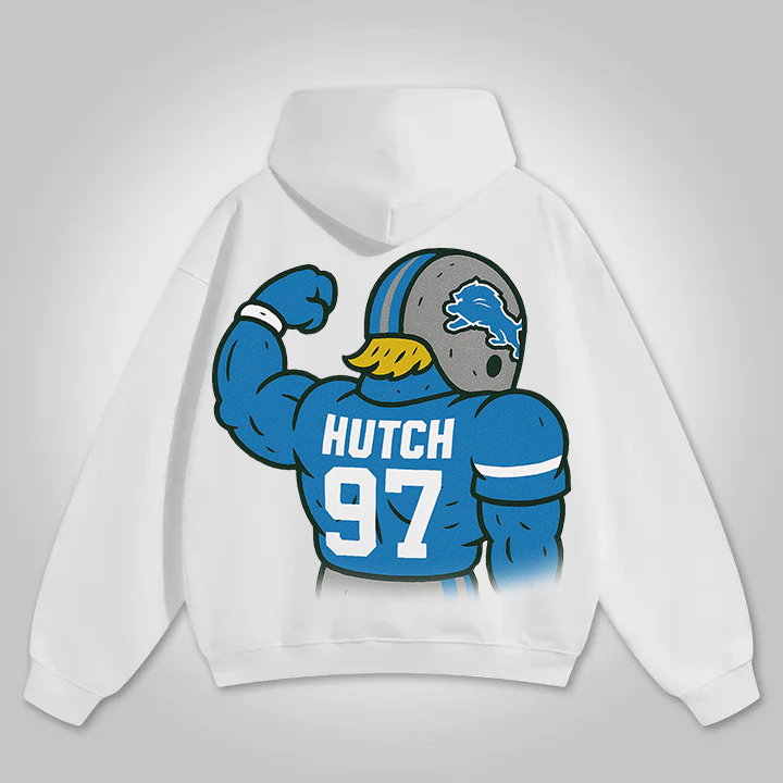 [Copy]Classic Wind Suit Pullover Hoodie - Blue