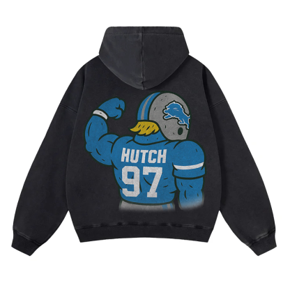 [Copy]Classic Wind Suit Pullover Hoodie - Blue