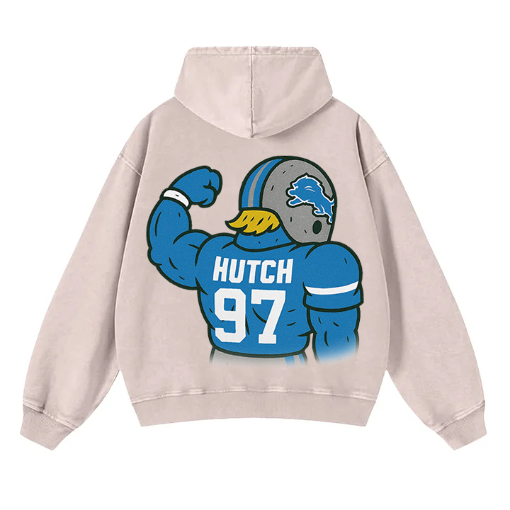 [Copy]Classic Wind Suit Pullover Hoodie - Blue