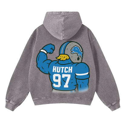 [Copy]Classic Wind Suit Pullover Hoodie - Blue