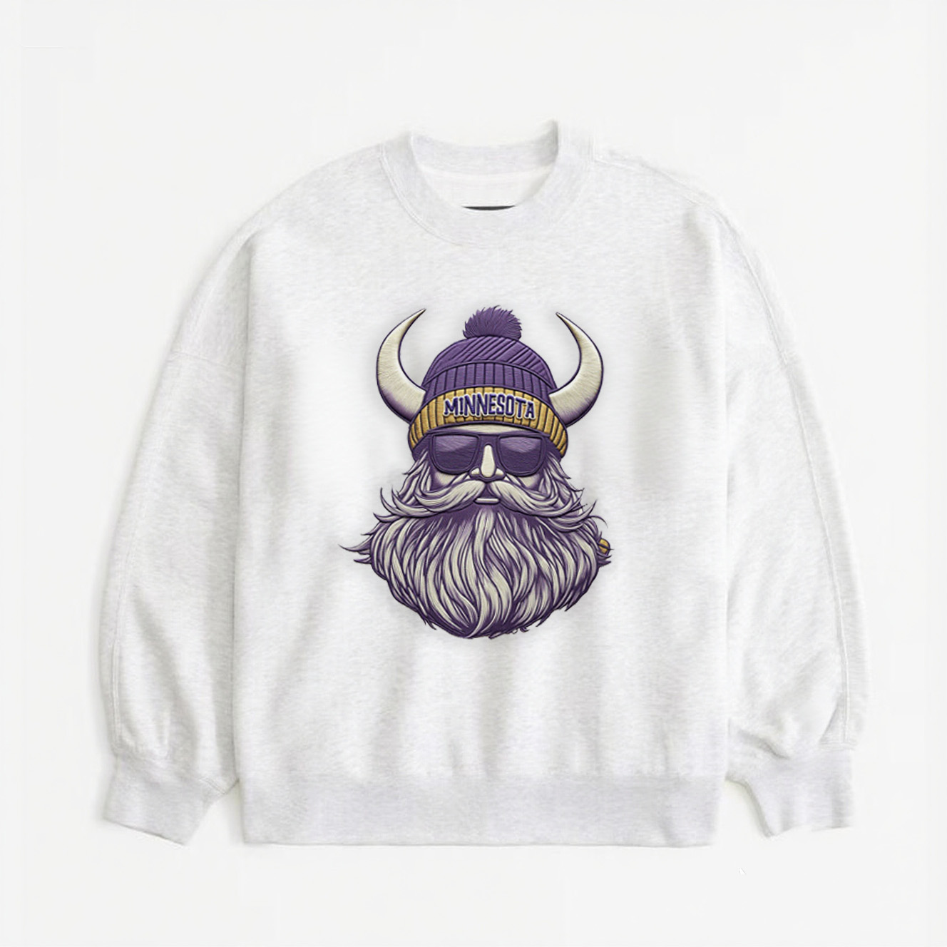 Ladies' grey Sunday casual sports sweatshirt