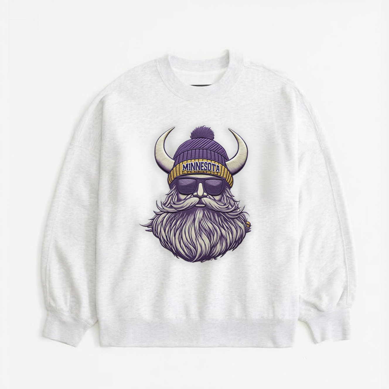 Ladies' grey Sunday casual sports sweatshirt