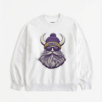 Ladies' grey Sunday casual sports sweatshirt