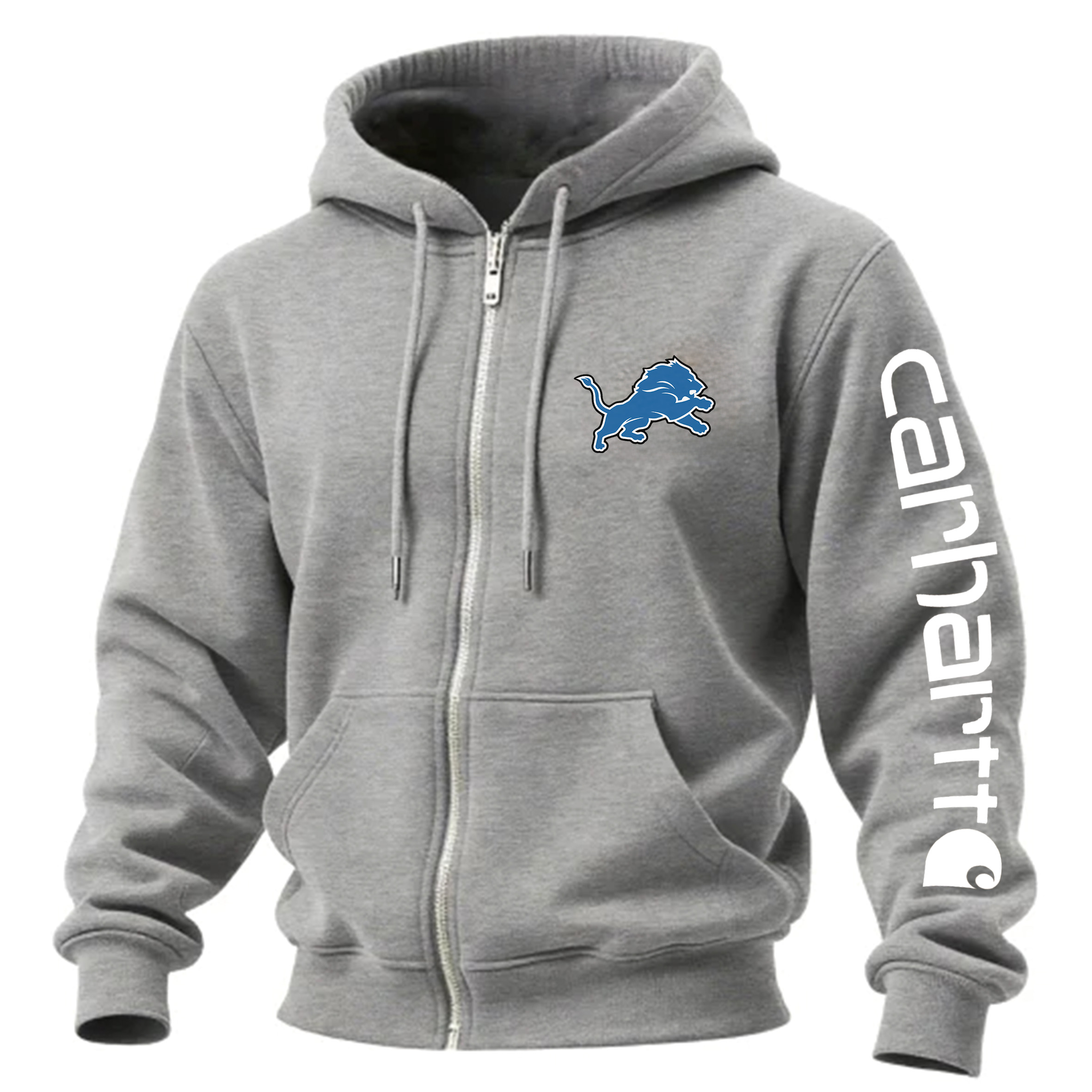 Detroit Lions Urban Zip-Up Hoodie With City-Inspired Design