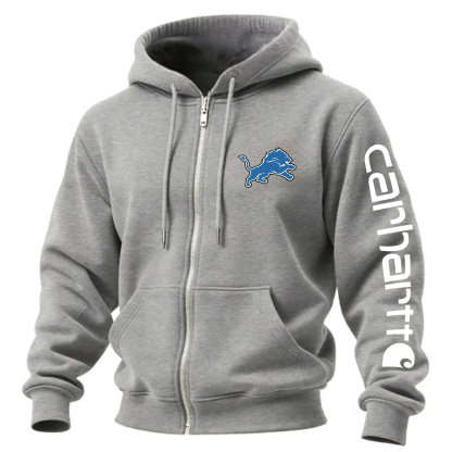 Detroit Lions Urban Zip-Up Hoodie With City-Inspired Design