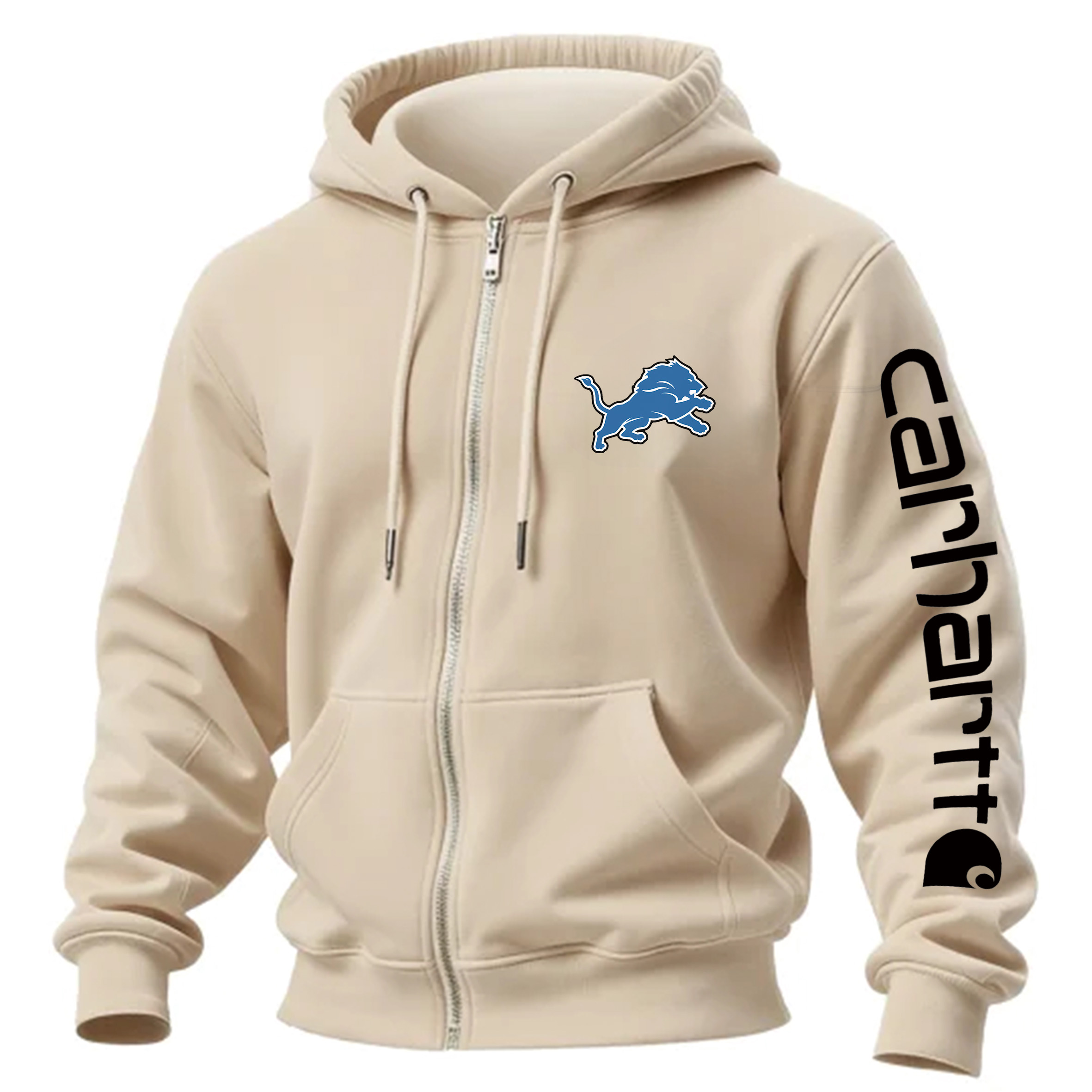 Detroit Lions Urban Zip-Up Hoodie With City-Inspired Design