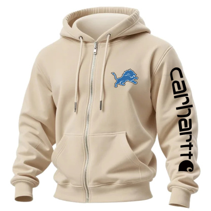 Detroit Lions Urban Zip-Up Hoodie With City-Inspired Design