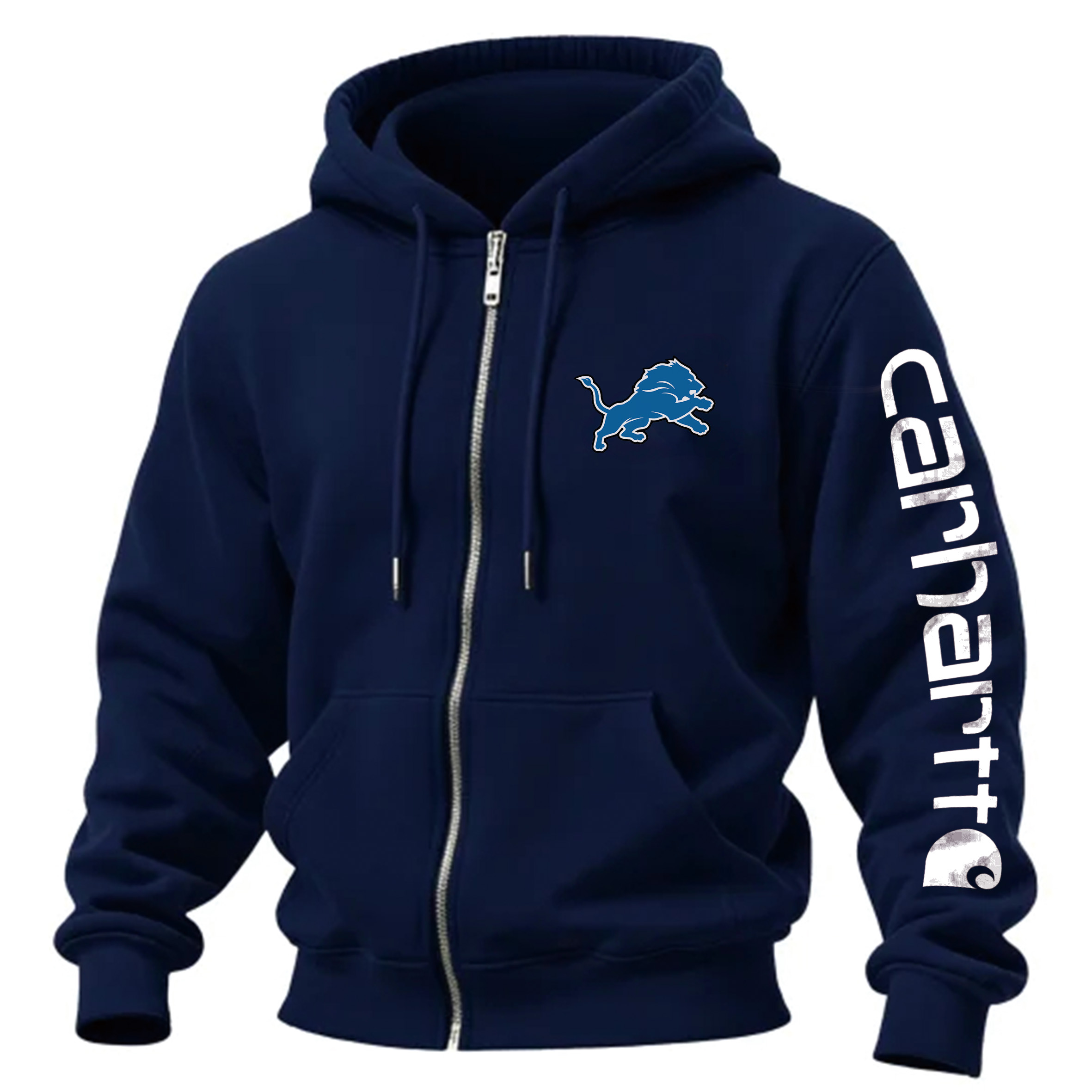 Detroit Lions Urban Zip-Up Hoodie With City-Inspired Design
