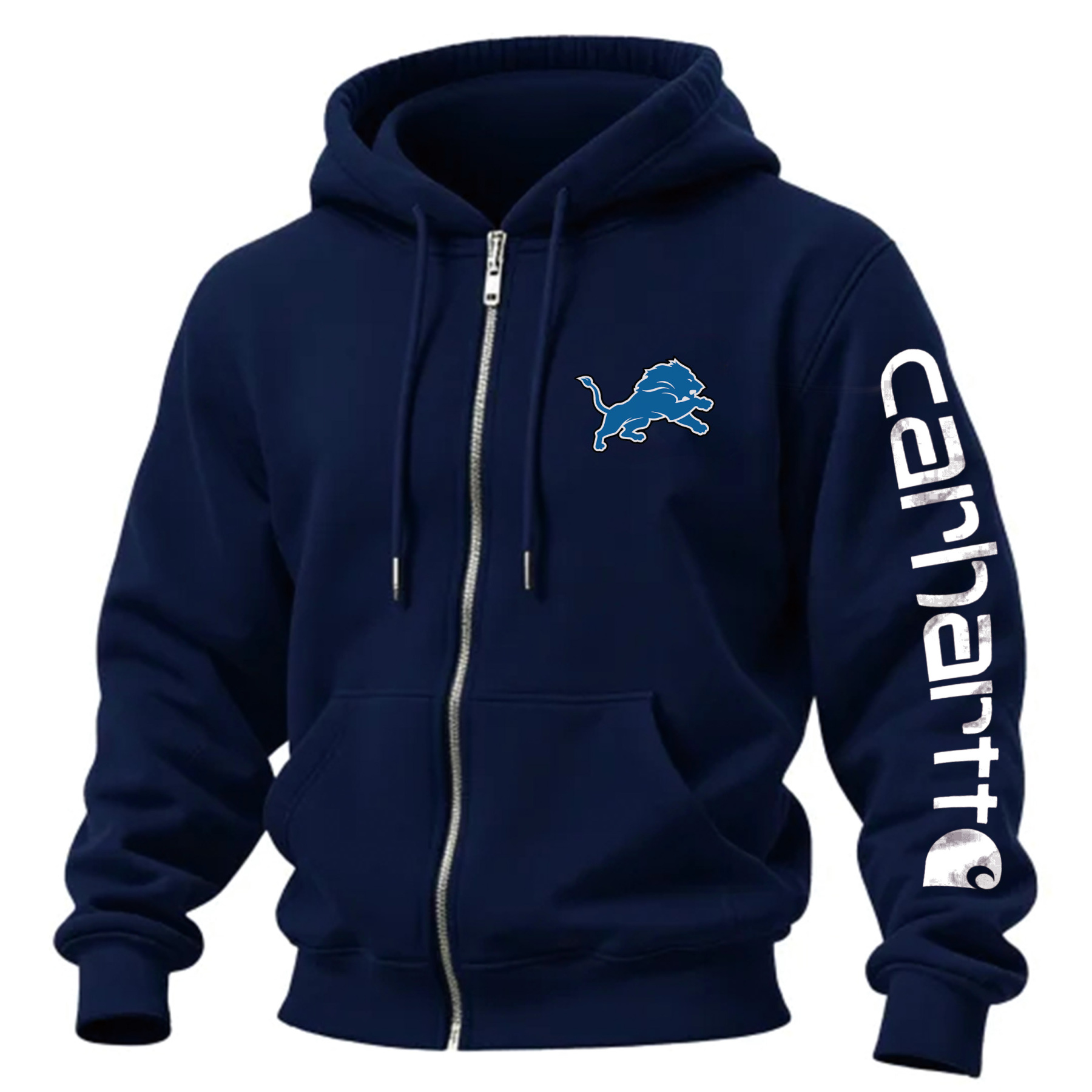 Detroit Lions Urban Zip-Up Hoodie With City-Inspired Design