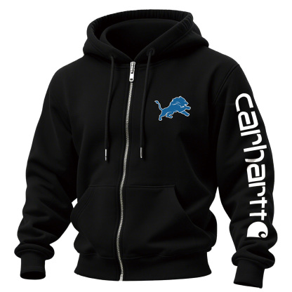 Detroit Lions Urban Zip-Up Hoodie With City-Inspired Design