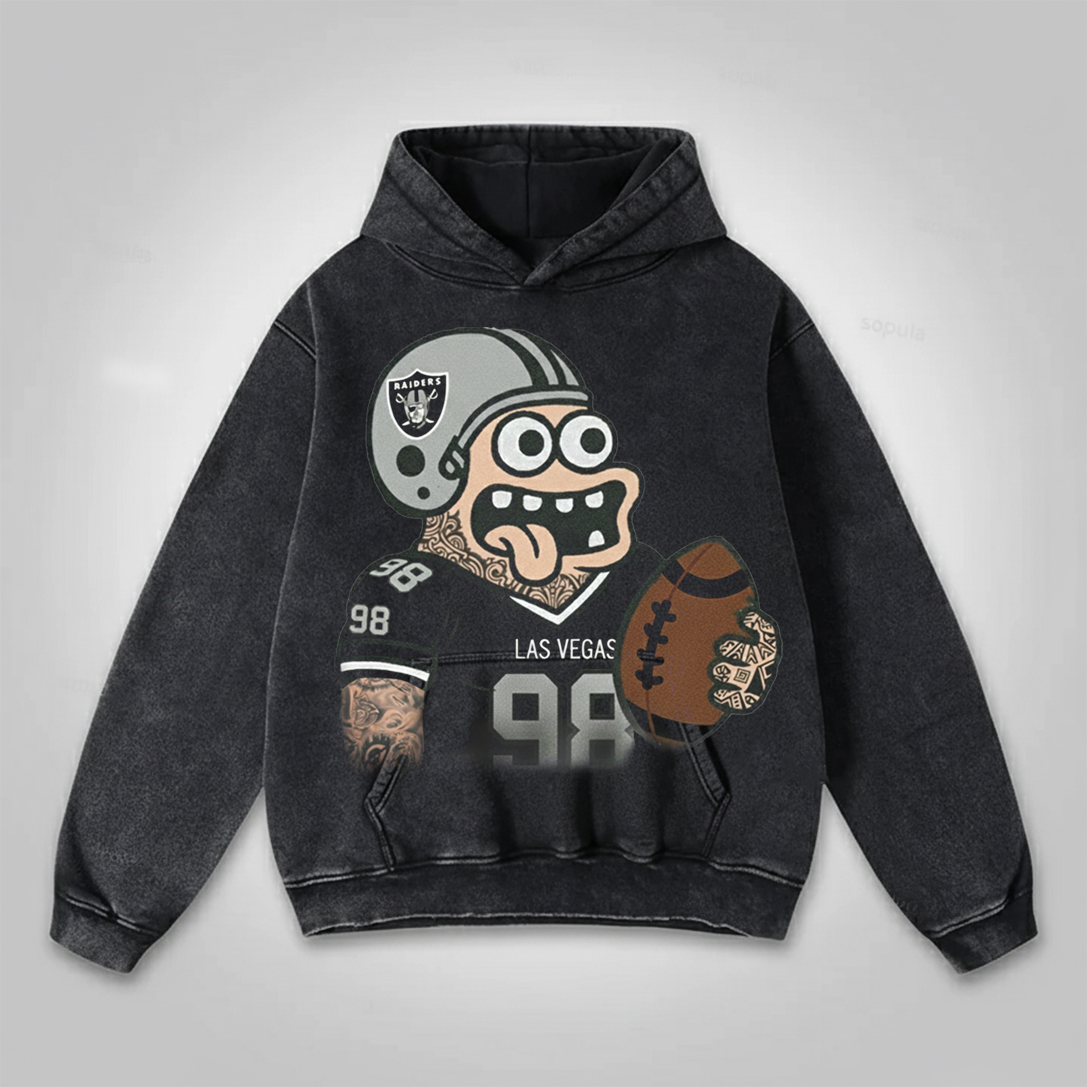 "Las Vegas Raider&Crosby 98'Hardknock Hoodie