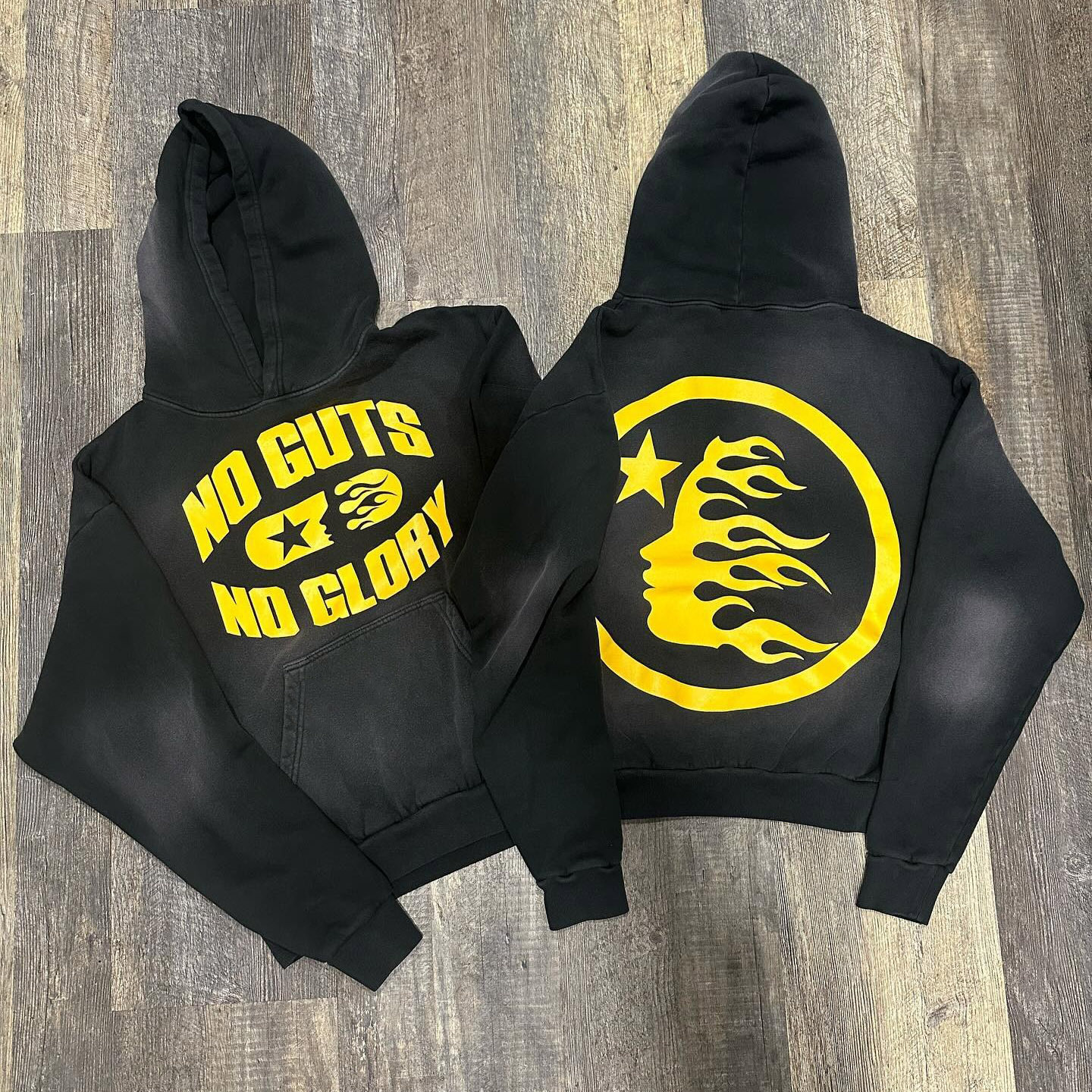 Thesouthvibe Hellstar No Guys No Glory Cotton Long Sleeve Hoodie 37.00