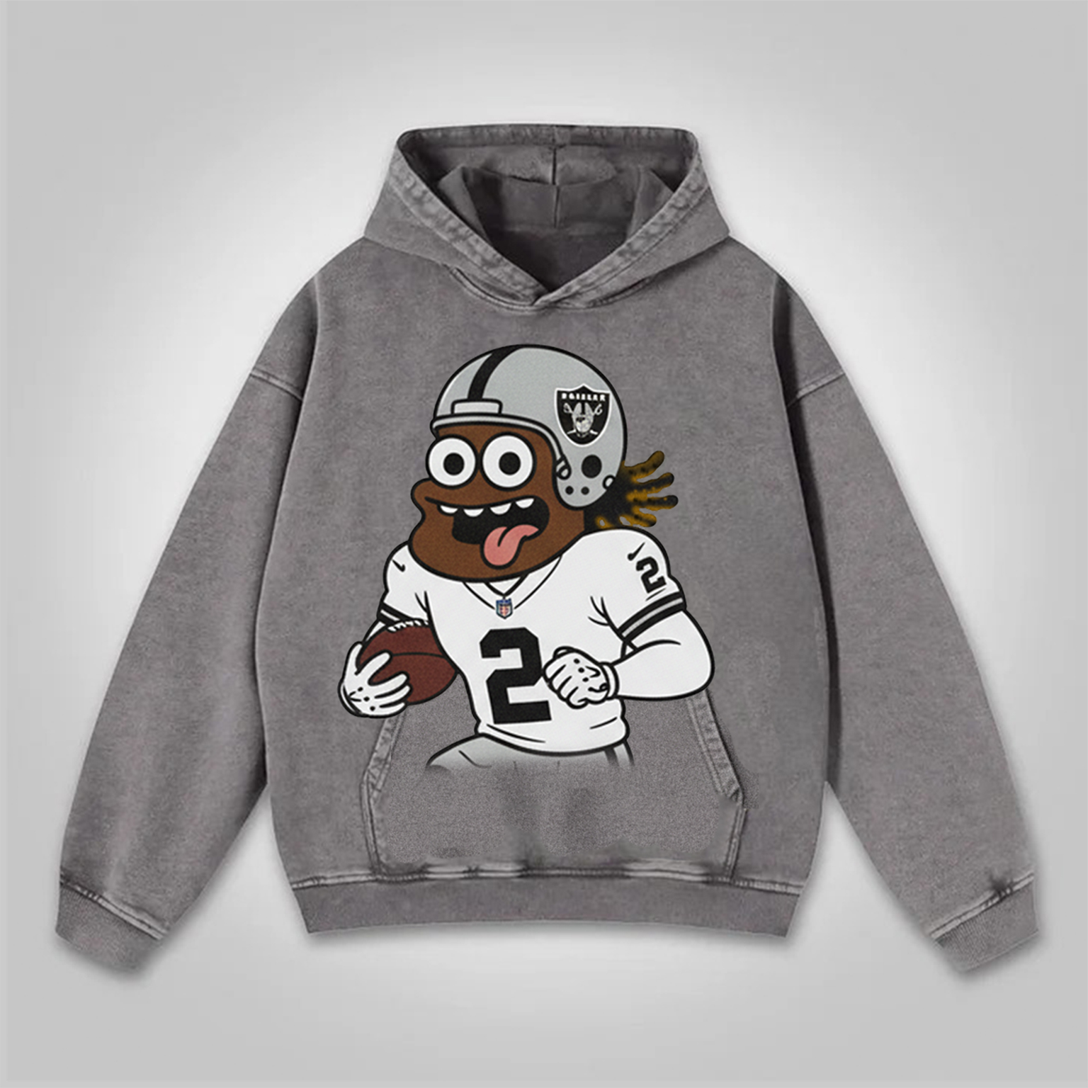 "Las Vegas Raider&No.2 Deuc"Hardknock Hoodie