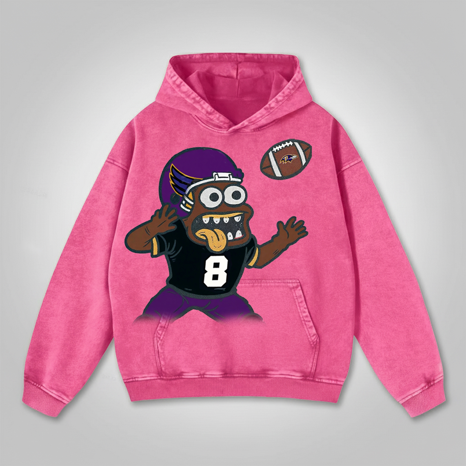 "Baltimore No.8 Jackson" Hardknock Hoodie