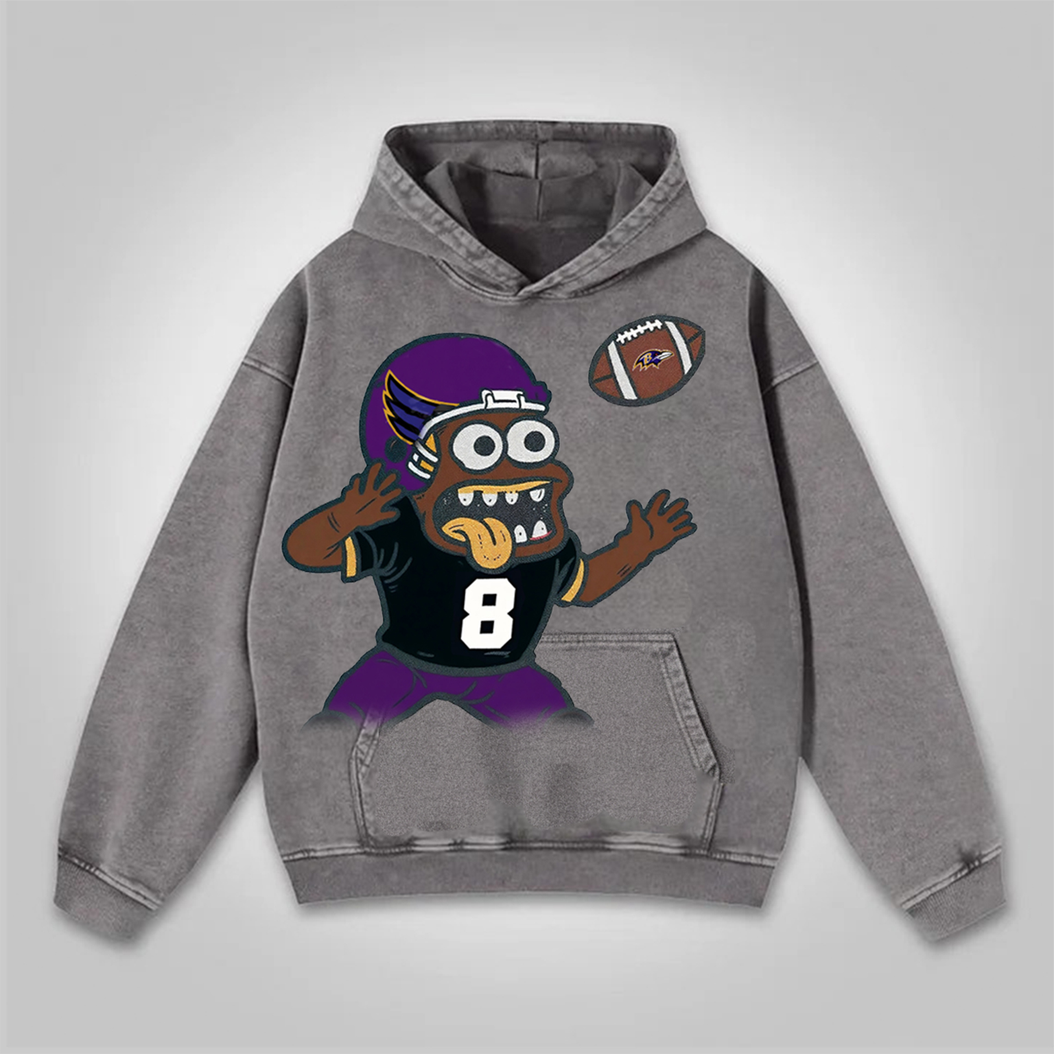 "Baltimore No.8 Jackson" Hardknock Hoodie