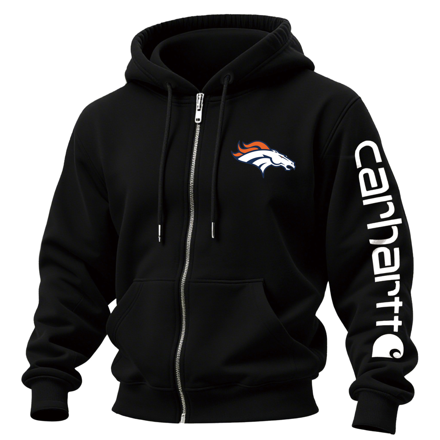 Denver Broncos Urban Zip-Up Hoodie With City-Inspired Design