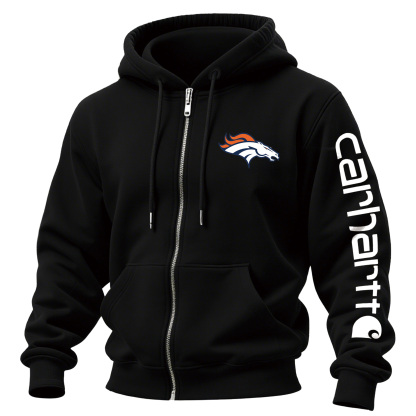 Denver Broncos Urban Zip-Up Hoodie With City-Inspired Design