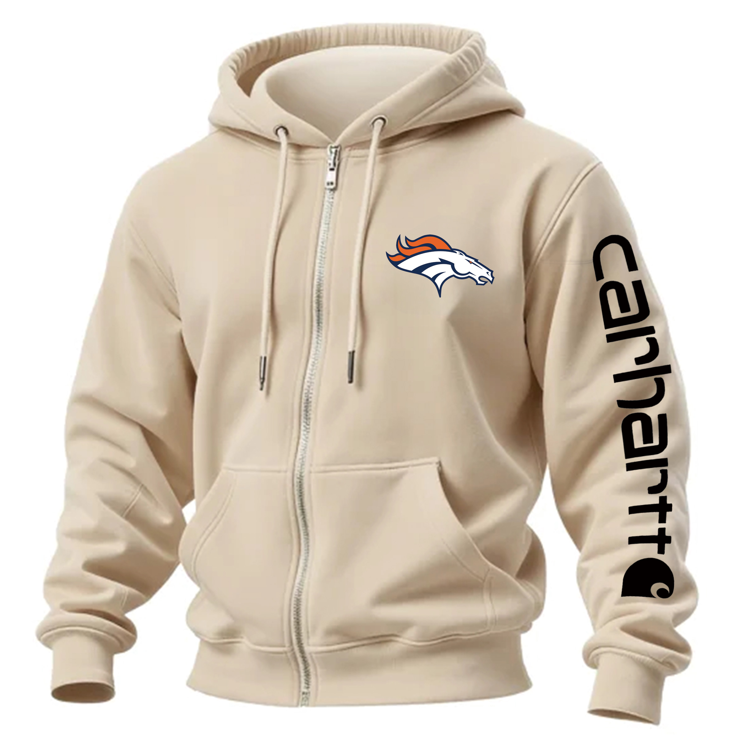 Denver Broncos Urban Zip-Up Hoodie With City-Inspired Design