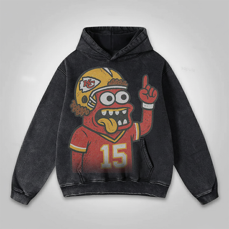 "Cleveland Cartoon hooded zipper sweatshirt"
