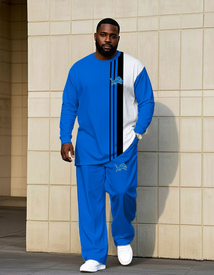 Comfort Detroit Lions Hardknock Pants Hoodie Set