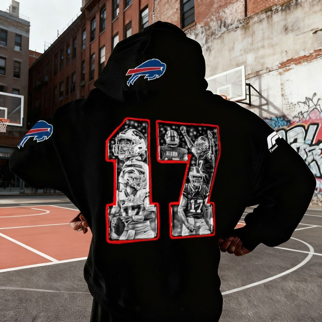 NFL #17 Allen Bills Hoodie