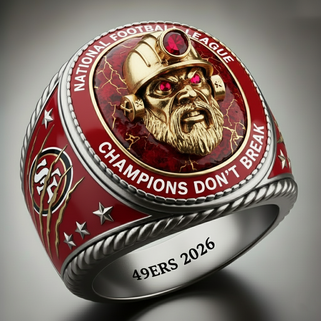 Legacy Champions Ring  3D Stereoscopic printing Multi-Team Edition