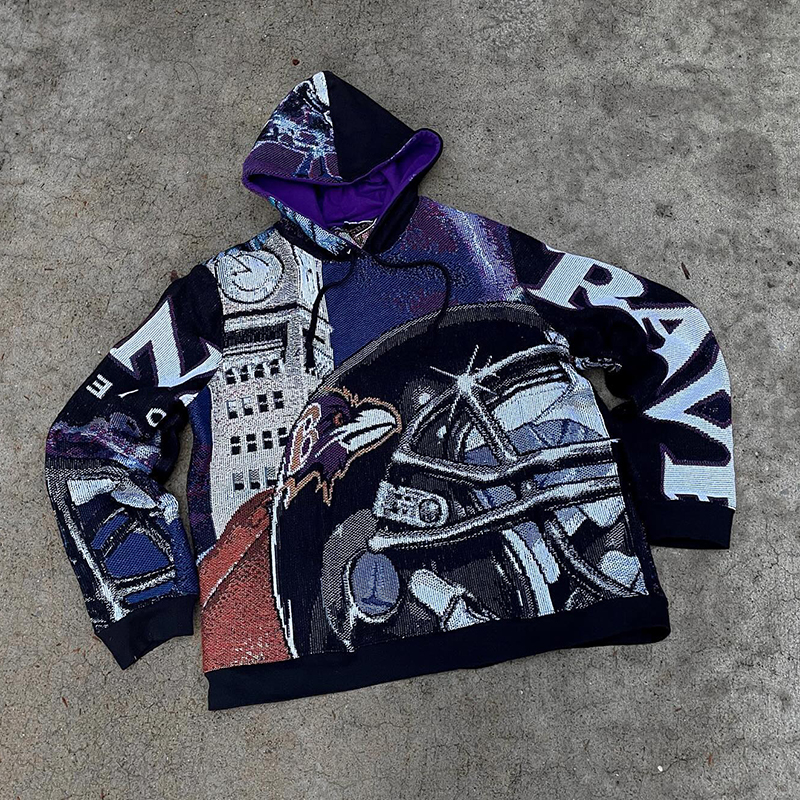 Baltimore Ravens tapestry hoodie