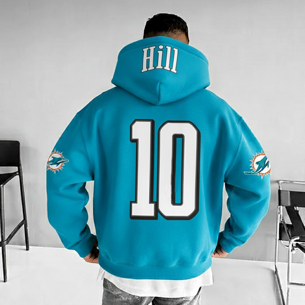 Unisex Oversized 2025 Rugby Team Design Hoodie