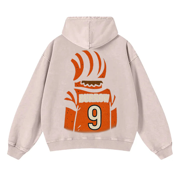 "Cincinnati cartoon hooded zipper sweatshirt"