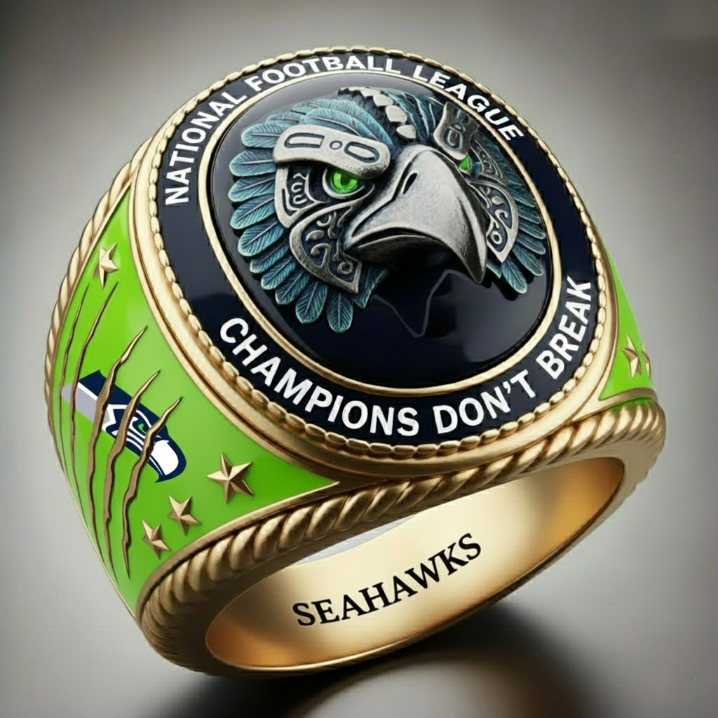 Legacy Champions Ring  3D Stereoscopic printing Multi-Team Edition