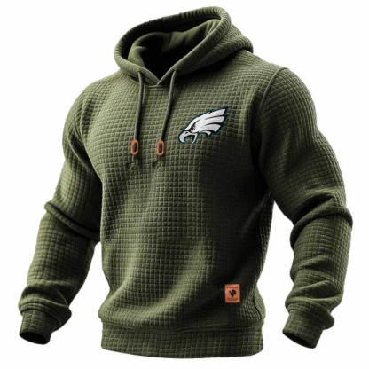 Carhartt × Philadelphia Eagles Head Logo Grid Fleece Lined Hoodie