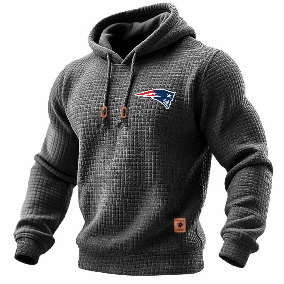 Carhartt × New England Patriots Head Logo Grid Fleece Lined Hoodie