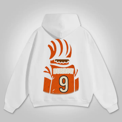 "Cincinnati cartoon hooded zipper sweatshirt"