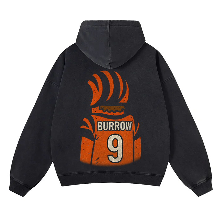 "Cincinnati cartoon hooded zipper sweatshirt"