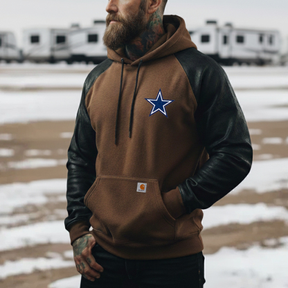 Carhartt&Dallas Cowboys collaboration fleece hoodie