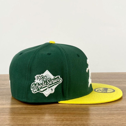 NEW ERA LETTERMAN FITTED SNAPBACKS IN DARK GREEN EMBROIDERED CASUAL BASEBALL CAP