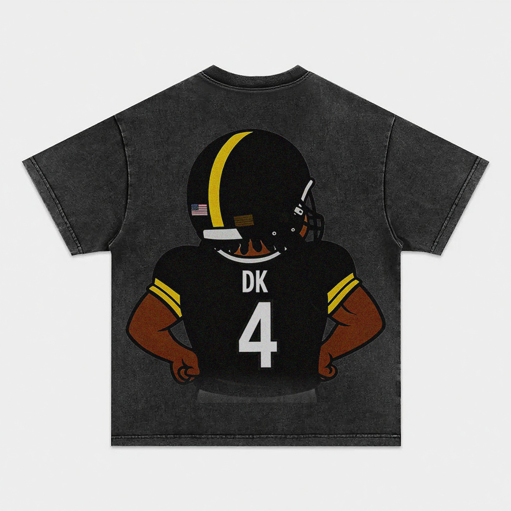 Number 4”DK" Hardknock Tee