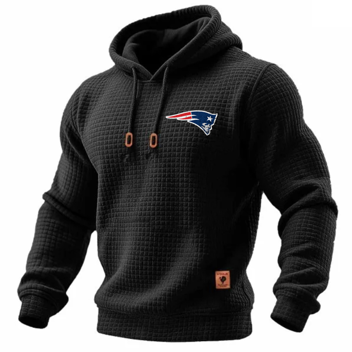 Carhartt × New England Patriots Head Logo Grid Fleece Lined Hoodie