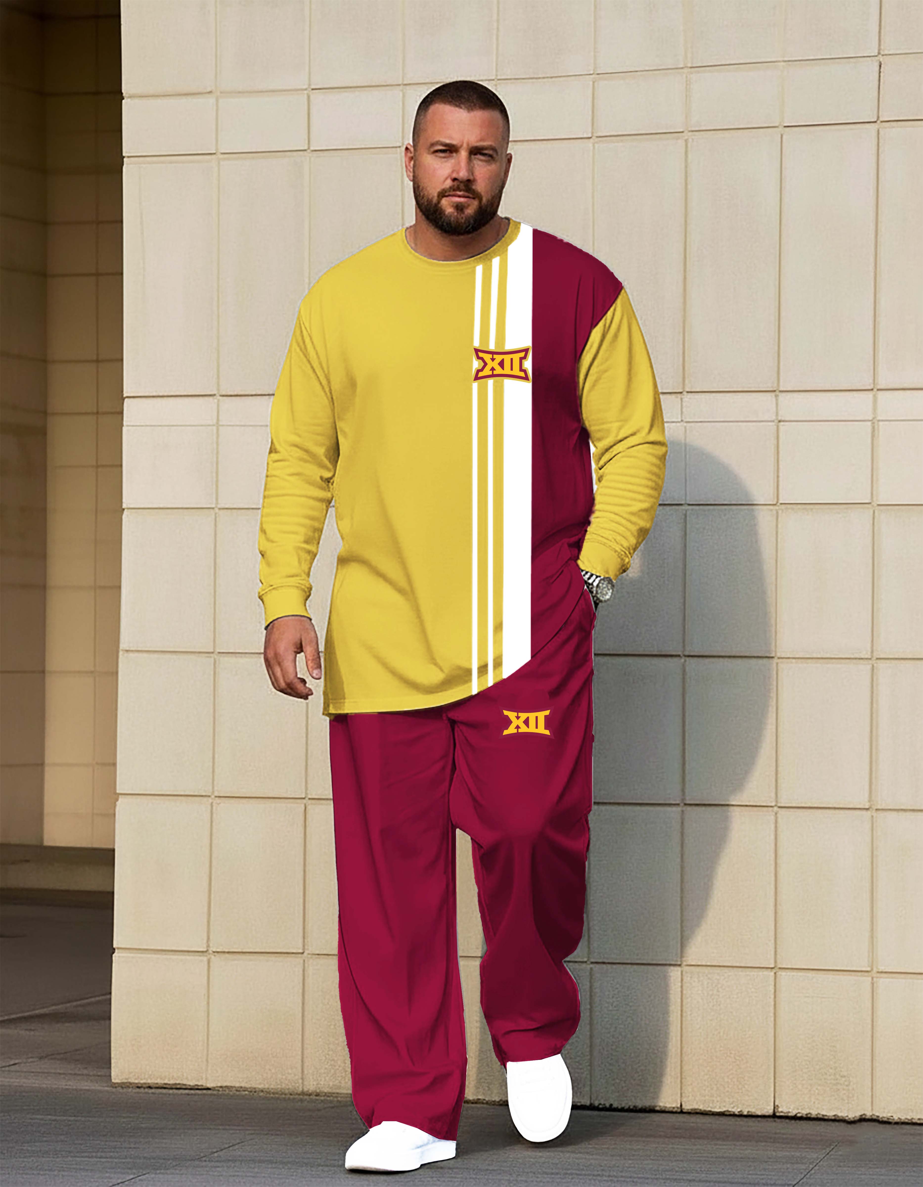 Comfortable Big & Tall Men's official from Arizona State Sun Devils sportswear Set