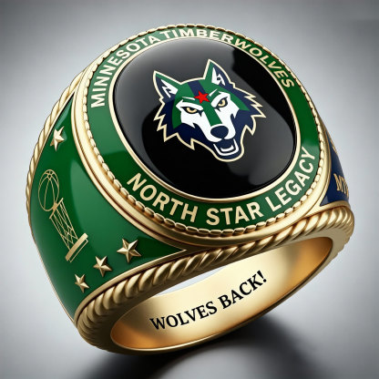 Minnesota Timberwolves Championship Legacy Commemorative Ring