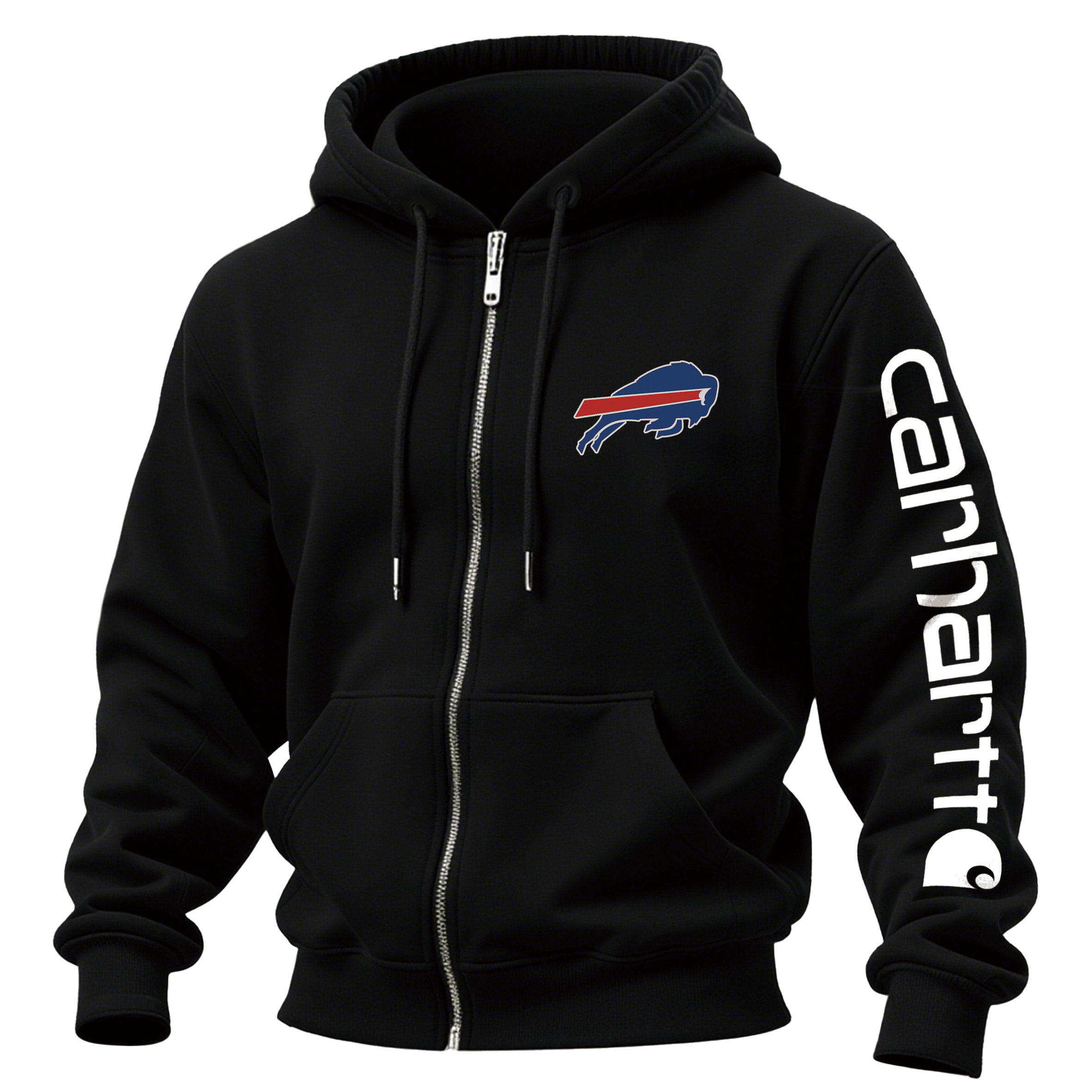 Buffalo Bills Stylish Urban Zip-Up Hoodie With City-Inspired Design