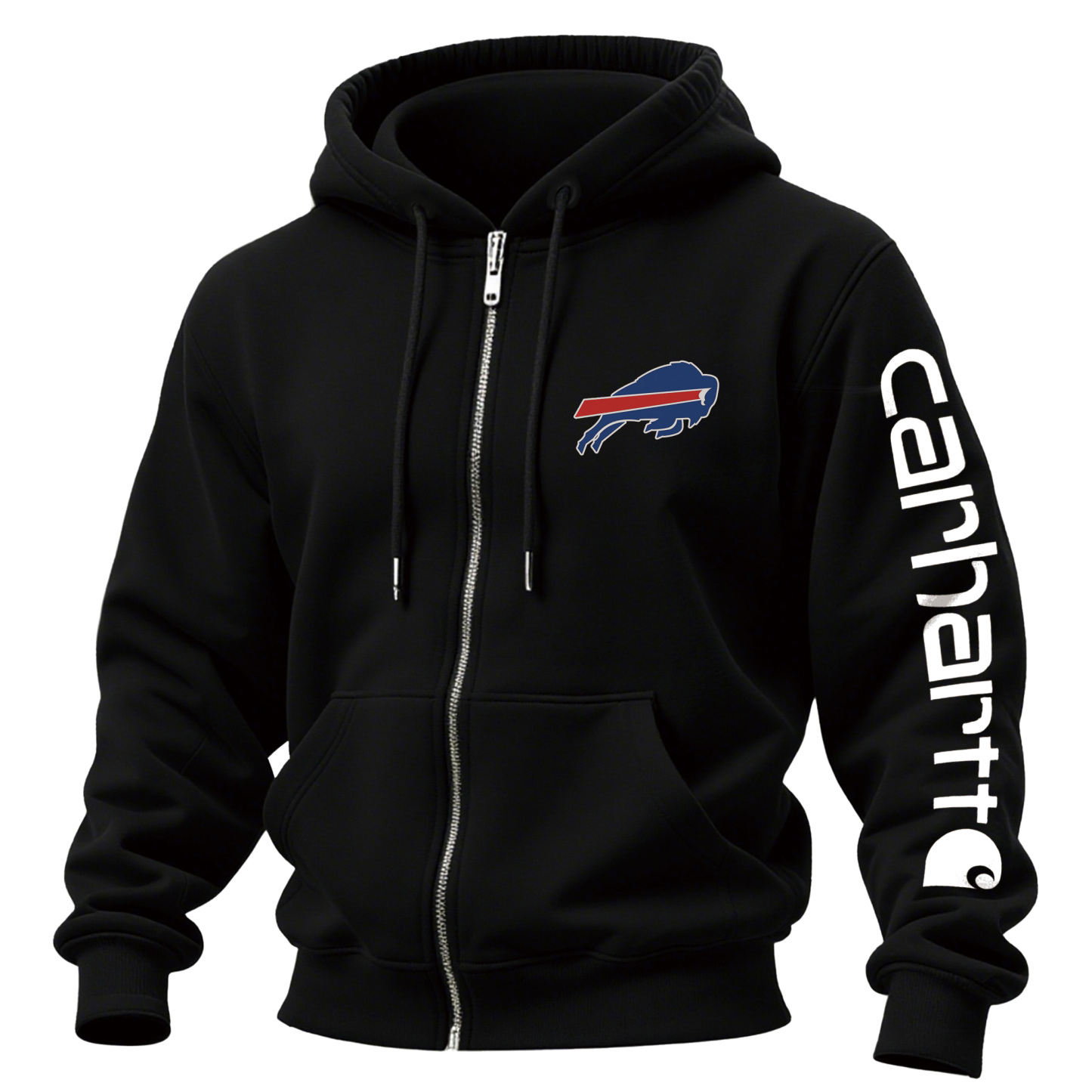 Buffalo Bills Stylish Urban Zip-Up Hoodie With City-Inspired Design
