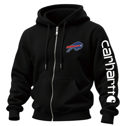 Buffalo Bills Stylish Urban Zip-Up Hoodie With City-Inspired Design