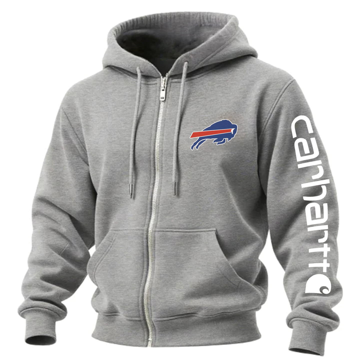 Buffalo Bills Stylish Urban Zip-Up Hoodie With City-Inspired Design