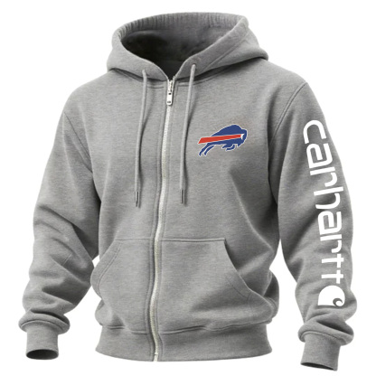 Buffalo Bills Stylish Urban Zip-Up Hoodie With City-Inspired Design